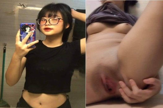 Gái áo dài kính BJ chảy nước