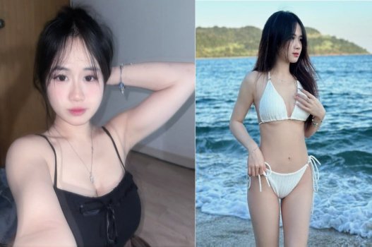 Em TikToker nóng bỏng với làn da trắng muốt và gương mặt xinh đẹp