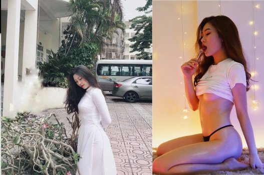 Thùy Nguyễn thích thú với việc khoe vòng một ở nơi công cộng