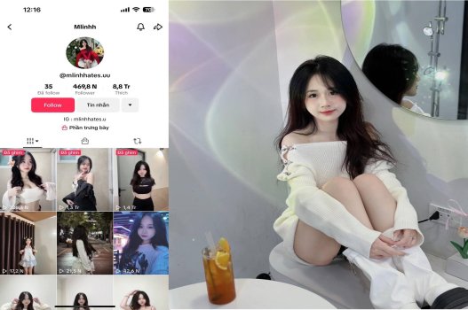 TikToker Mlinhh rò rỉ video sex thổi kèn cho bạn trai